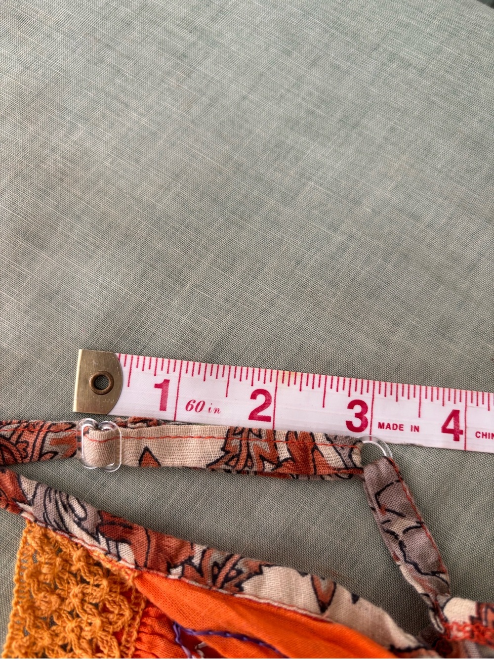 100% cotton made in India sundress! Casual to formal as elegant as it is. Size 8 - Picture 10 of 16